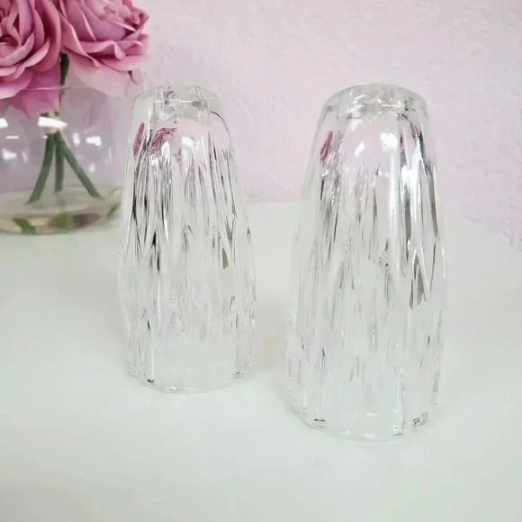 Princess House Highlights Crystal Salt & Pepper - Picture 1 of 3